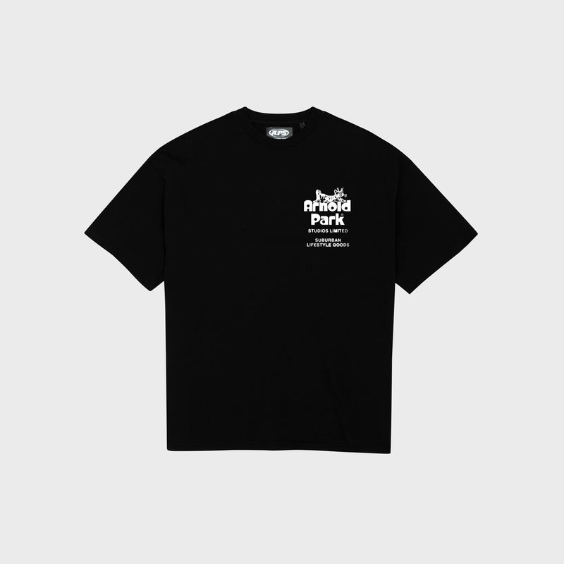 Cat Logo T-Shirt - Black