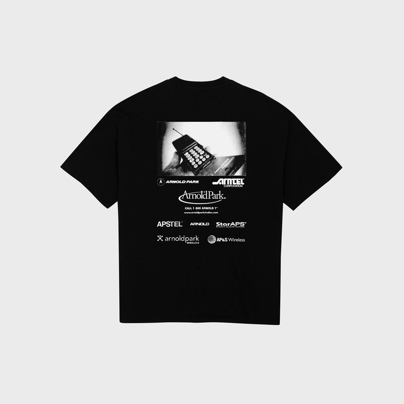 Cellular Multi Logo T-Shirt - Black