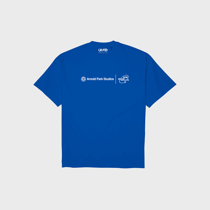 Cellular Multi Logo T-Shirt - Cobalt Blue