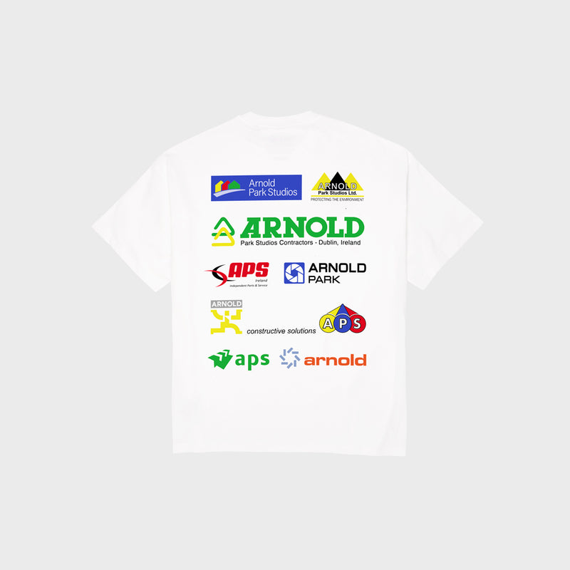 Construction Multi Logo T-Shirt - White
