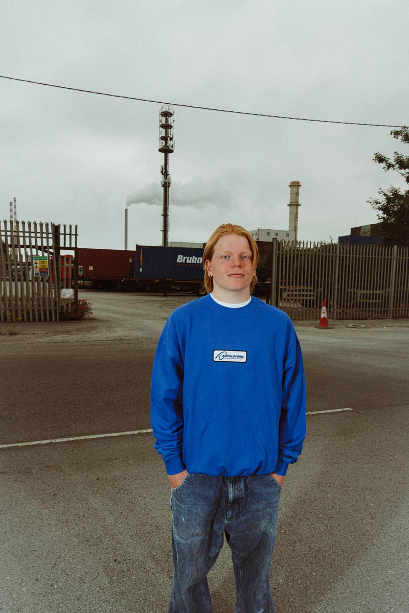 Global Leader Logo Crewneck - Cobalt