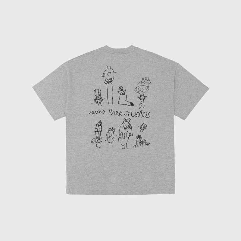 Imaginary Friends T-Shirt - Grey Marl