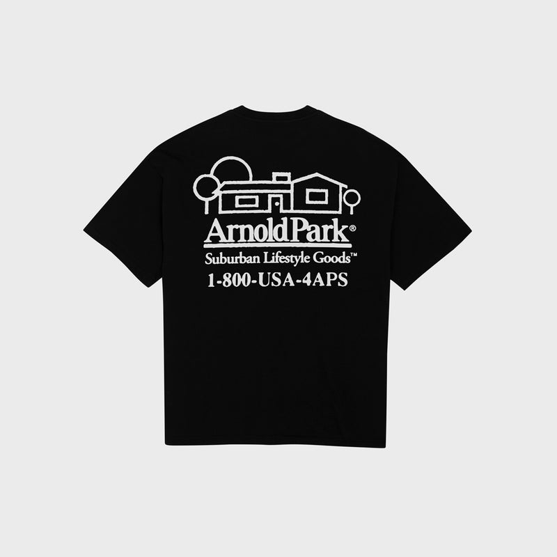 Real Estate Logo T-Shirt - Black