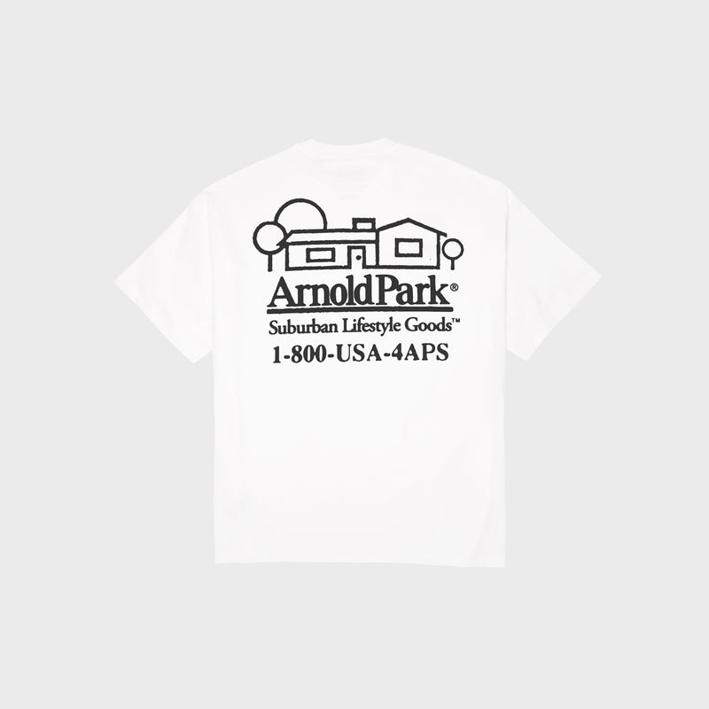 Real Estate Logo T-Shirt - White