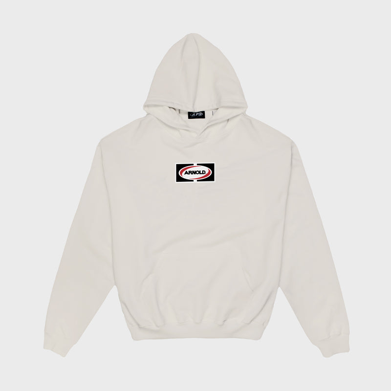 Welding Multi Logo Hoodie - Vintage White