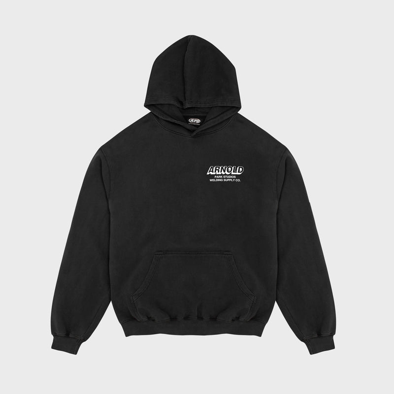 Welding Supply Logo Hoodie - Faded Black