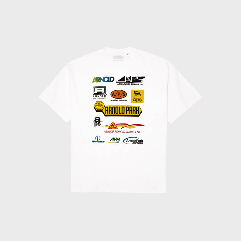 Transport Multi Logo T-Shirt - White