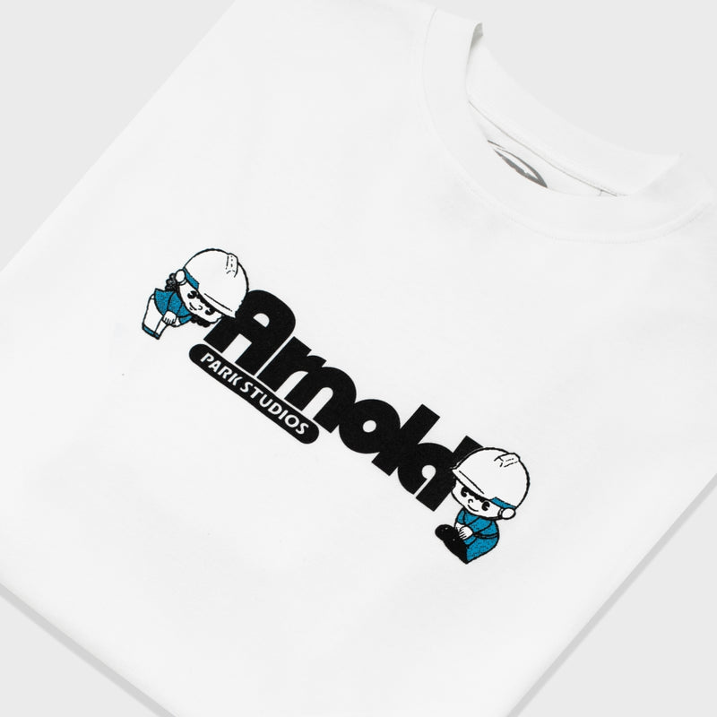 Safety Kids Logo T-Shirt x Garbstore - White