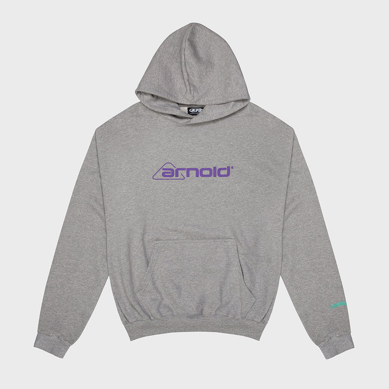 Outdoor Logo Hoodie - Grey Marl